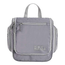 (Style B) Neceser portátil impermeable tipo B para maquillaje, cosméticos y artículos de aseo, con gancho para