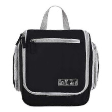 (Style C) Neceser portátil impermeable tipo B para maquillaje, cosméticos y artículos de aseo, con gancho para