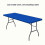 (183x76cm, blue) Πλενόμενο πτυσσόμενο προστατευτικό πανιού τραπεζιού πικνί 1