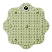 (Green) Voetmassagemat met timer voor verlichting van voetpijn, spierontspanning, voetreflexologie, antislip en draagbaar.