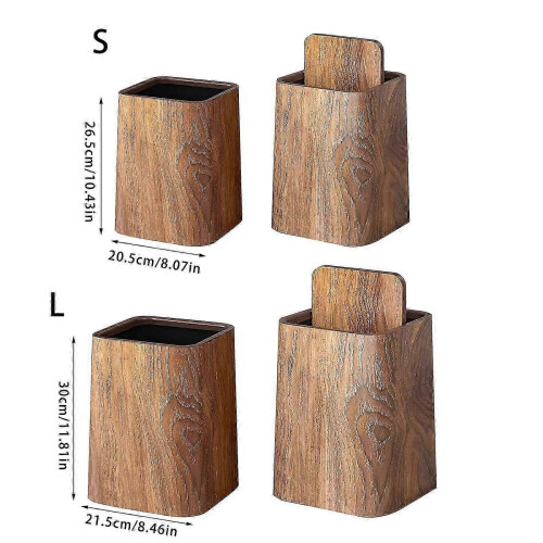 (S, 2) Compactly Plastic Rubbish Bin with Swing Lid for Efficient Waste Management in Stylishes Space Easy 2