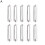 (10 PCS) Peeler Replacement Blade Replacement Blades Peeler Replacement Blades Peeler 2