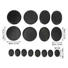 (Us plug 110v) 16 τεμάχια/σετ Σετ Πέτρας Γρήγορης Θέρμανσης με Σχήμα Λάβ