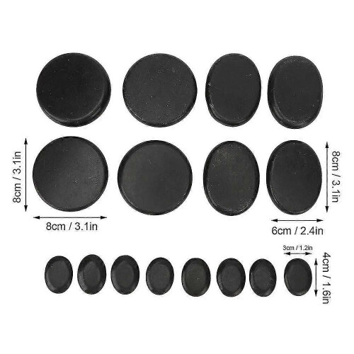 (Us plug 110v) 16 τεμάχια/σετ Σετ Πέτρας Γρήγορης Θέρμανσης με Σχήμα Λάβ