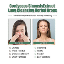 (5PCS) 1-5x Googeer suitable for Googeer Cordyceps Sinensis Extract Lung Cleansing Drops 30ml