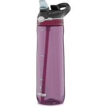 (Tritan Recycled Plastic, Passionfruit) Borraccia Ashland con chiusura automatica e cannuccia ribaltabile | Grande borraccia da 720 ml senza