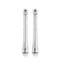 (2pcs Nozzleus) Idropulsore elettrico con funzione di pulizia interdentale a impulsi e tripla impostazione per Airfloss