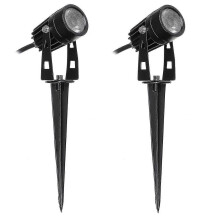 (2pcs) 2kpl/4kpl/10kpl 5w Cob Led -nurmikkolamppu Lämmin valkoinen Vedenpitävät Puutarhavalot Maisema Pihavalo
