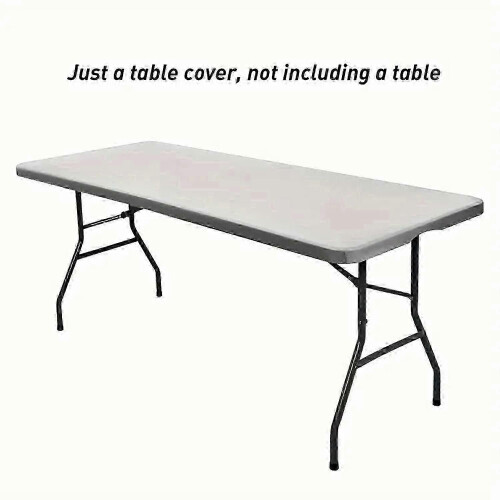 (243x76cm, grey) Πλενόμενο πτυσσόμενο προστατευτικό πανιού τραπεζιού πικνί