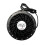 (Black) Inline-ventilationsfläkt 12V för hem, trädgård, badrum, tyst utsugssystem 1