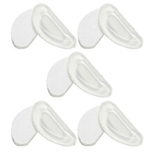(5Pairs) Naselli autoadesivi antiscivolo in morbido silicone trasparente per occhiali da vista |