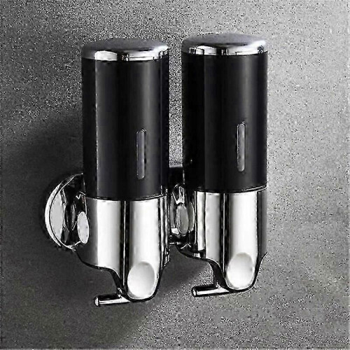 (Black double) Διανομέας σαπουνιού 500-1500ml Επιτοίχιος διανομέας σαπουνιο
