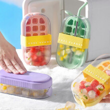 (Yellow) Bottiglia termica estiva 2 in 1 con cannuccia e funzione ghiaccio, antigoccia.