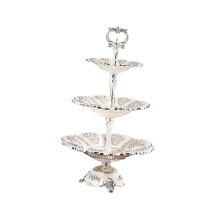 (3 Layer Argent) Talerze deserowe, naczynia do serwowania, taca do serwowania bufetów, do kuchni, wesele, 3 warstwy,