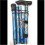 (Blue) Bastone da passeggio floreale per anziani con altezza regolabile e leggero 2