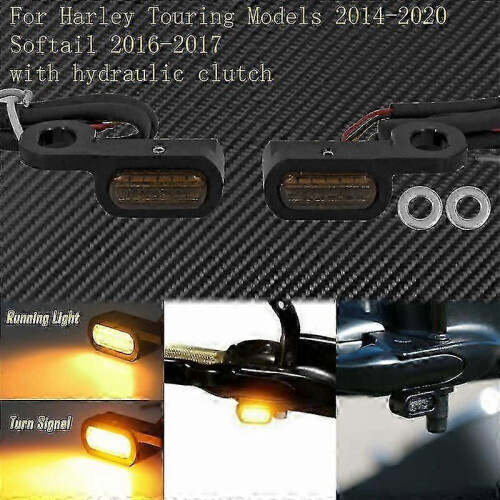 (Turn Signal Light 11) 2x Μοτοσικλέτα LED E Mark Φως Φλας Κεχριμπαρένια Ένδειξη Λειτο