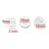 (19mmx20mm, White) 20 τεμάχια ένθετα στρογγυλού σωλήνα, ένθετα ποδιών καρέκ 3