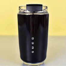 (Black) Vasos térmicos, tazas de café a prueba de fugas, tazas de café de viaje, regalos de cumpleaños