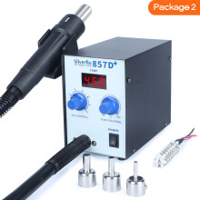 Silverflo heteluchtlasstation 857D+, 600W, voor SMD PCB BGA rework