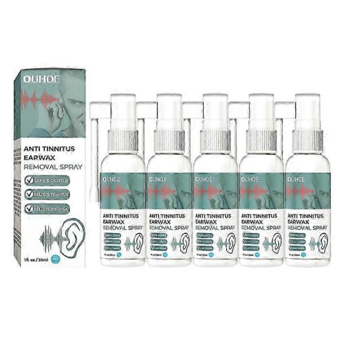 (5PCS) 1-5x Σπρέι αφαίρεσης κεριού αυτιών κατά των εμβοών Φυσικές θ
