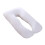 (70x130cm, White) Βαμβακερή μαξιλαροθήκη για μαξιλάρι εγκυμοσύνης σε σχή 1