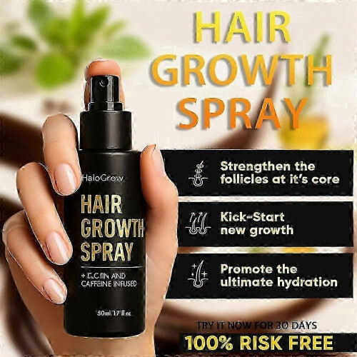 (1pc) 1-3 τεμάχια σπρέι ανάπτυξης μαλλιών HaloGrow των 50ml με βιοτίνη 1