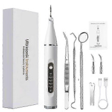 (White) Ablatore a ultrasuoni a 5 velocità, ablatore dentale, ablatore elettrico, rimuovi tartaro e ablatore