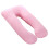 (80x140cm, Pink) Βαμβακερή μαξιλαροθήκη για μαξιλάρι εγκυμοσύνης σε σχή 1