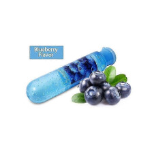 (blueberry) Gel lubrificante per adulti al gusto di frutta commestibile, ideale per sesso orale e massaggi sessuali