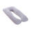 (70x130cm, Gray White) Βαμβακερή μαξιλαροθήκη για μαξιλάρι εγκυμοσύνης σε σχή 1