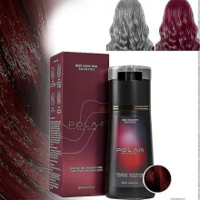 (Red) Polar Haircare Instant Dye Shampoo – Natuurlijke haarkleurshampoo voor het dekken van grijs haar, geschikt