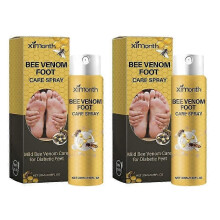 (2pcs) Geschikt voor diabetici. Voetspray met bijengif om pijn te verlichten en de genezing te versnellen.