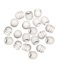 (19mmx20mm, White) 20 pezzi Inserti tubolari rotondi Inserti per gambe di sedia per gambe in metallo, tappi terminali da
