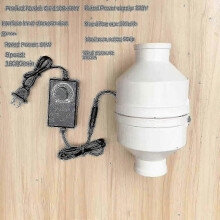 (50mm) Ventilador de conducto en línea Xinhan 220V de funcionamiento silencioso para ventilación de baños y