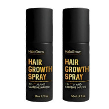 (2pcs) HaloGrow Haargroeispray, bevordert dikker en voller haar – voor alle haartypes, met natuurlijke ingrediënten, verlaagd