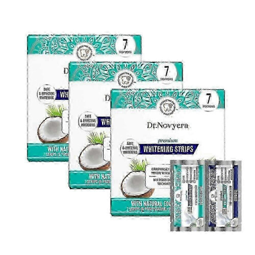 (3 boxes) Επαγγελματικές ταινίες λεύκανσης δοντιών για ευαίσθητ