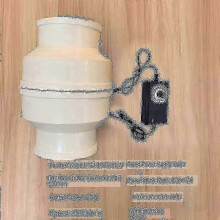 (100mm) Ventilador de conducto en línea Xinhan 220V de funcionamiento silencioso para ventilación de baños y
