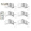 (6pcs, white) Φωτιστικό εικόνας 25-26 με τηλεχειριστήριο, 100 Lumen, υψηλή φω 1