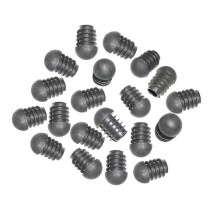 (19mmx29mm, Black) 20 pezzi Inserti tubolari rotondi Inserti per gambe di sedia per gambe in metallo, tappi terminali da