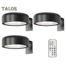 (3pcs, black) Lámpara para cuadros de 25-26 pulgadas con control remoto, 100 lúmenes de alto brillo, atenuación continua
