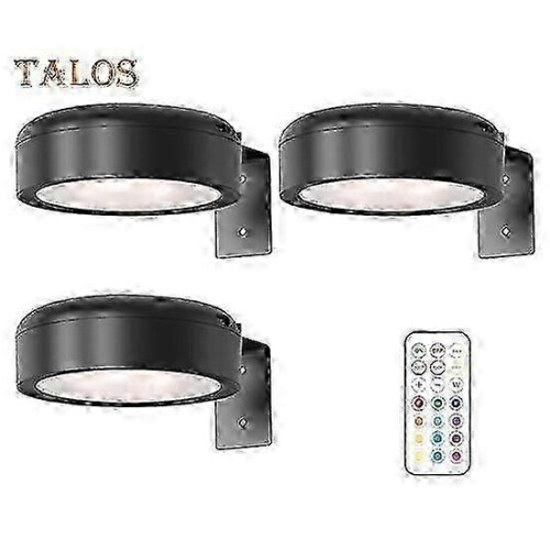 (3pcs, black) Φωτιστικό εικόνας 25-26 με τηλεχειριστήριο, 100 Lumen, υψηλή φω