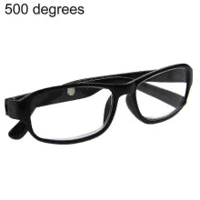 (5, Black) Leesbrillen met optische lenzen van +4.5, +5.0, +5.5 en +6.0, brillen voor zichtcorrectie