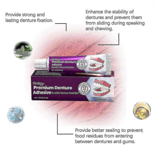 (3) Extra Strong Thermoplastic Adhesive for Dental Use, 1~5x Long-Lasting Hold 2