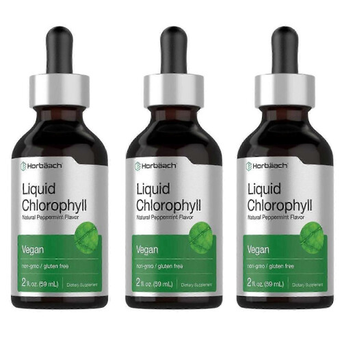 (3pcs) 59ml Υγρός Ορός με Σταγόνες Χλωροφύλλης, Ενισχυτικό Ενέργεια