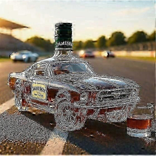(Sports Car A) Κατάλληλο για καράφα ουίσκι 350ml φαλακρός αετός, είδος γ