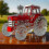 (Red Tractor) Whiskey Bottle Tractor Shape 10 Oz Novelty Creative Tractor Theme Empty Bottle_jings 1