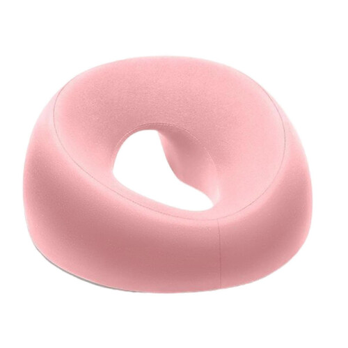 (Pink) Ρυθμιζόμενο μαξιλάρι μασάζ σε σχήμα U, αφαιρούμενο κάλυ