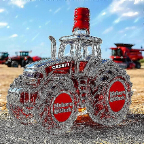 (Tractor D) Σετ καράφας από ποτήρι ουίσκι, δώρο για μπαρ με θέμα το Halloween με 2 ποτήρια