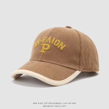 (Style G)Kids Baseball Hat Adjustable Fit Breathable Corduroy Material Fall Outdoor Play