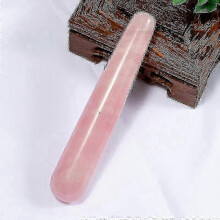 (1Pcs Pink Stick) 1 σετ φυσικό ροζ χαλαζία Yoni νεφρίτη αυγά θεραπευτικού κ